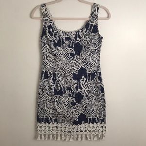Lilly Pulitzer Dress Navy and white - 0